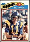 1977 Topps #18  Pat Haden  Front Thumbnail