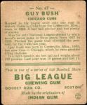 1933 Goudey #67  Guy Bush  Back Thumbnail