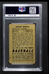 1952 Bowman #101 Mickey Mantle Back Thumbnail