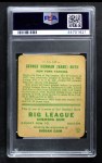 1933 Goudey #149 Babe Ruth Back Thumbnail