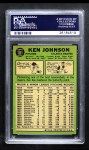 1967 Topps #101  Ken Johnson  Back Thumbnail