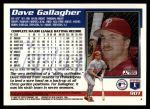 1995 Topps Traded #90 T Dave Gallagher  Back Thumbnail