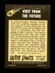 1964 Outer Limits #10   Visit From the Future  Back Thumbnail