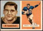 1957 Topps #57  Al Carmichael  Front Thumbnail