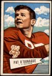 1952 Bowman Large #117  Pat O'Donahue  Front Thumbnail