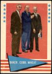 1961 Fleer #1   -  Frank Home Run Baker / Ty Cobb / Zach Wheat Checklist Front Thumbnail