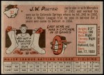 1958 Topps #32 YN J.W. Porter Back Thumbnail