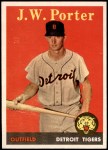 1958 Topps #32 YN J.W. Porter Front Thumbnail