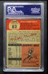 1953 Topps #82 Mickey Mantle Back Thumbnail