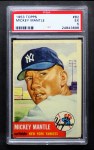 1953 Topps #82 Mickey Mantle Front Thumbnail