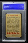 1951 Bowman #1 Whitey Ford Back Thumbnail