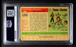 1955 Topps #123 Sandy Koufax Back Thumbnail