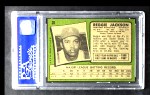 1971 Topps #20 Reggie Jackson Back Thumbnail