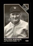 1991 Conlon #258   -  Walter Johnson All-Time Leaders Front Thumbnail