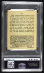 1915 Cracker Jack #77 Hughie Jennings Back Thumbnail