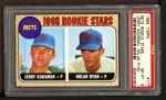 1968 Topps #177 A  -  Nolan Ryan / Jerry Koosman Mets Rookies Front Thumbnail
