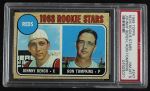 1968 Topps #247 - Johnny Bench / Ron Tompkins Reds Rookies Front Thumbnail