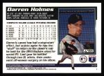 1995 Topps #26  Darren Holmes  Back Thumbnail