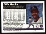 1995 Topps #235  Ellis Burks  Back Thumbnail