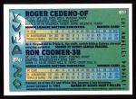 1995 Topps #651  Ron Coomer  Back Thumbnail