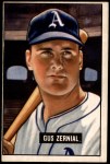 1951 Bowman #262  Gus Zernial  Front Thumbnail