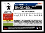 2006 Topps #300   -  Ryan Garko Rookie Card Back Thumbnail