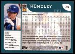 2001 Topps #84  Todd Hundley  Back Thumbnail