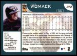 2001 Topps #272  Tony Womack  Back Thumbnail