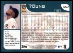 2001 Topps #553  Kevin Young  Back Thumbnail