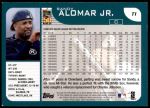 2001 Topps Traded #1 T Sandy Alomar Jr.  Back Thumbnail