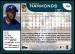 2001 Topps Traded #18 T Jeffrey Hammonds  Back Thumbnail
