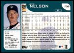 2001 Topps Traded #39 T Jeff Nelson  Back Thumbnail