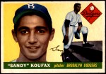 1955 Topps #123 Sandy Koufax Front Thumbnail