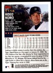 2000 Topps Traded #114 T Hideo Nomo  Back Thumbnail