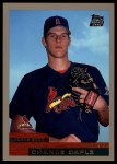 2000 Topps Traded #9 T Chance Caple  Front Thumbnail