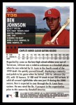 2000 Topps Traded #35 T Ben Johnson  Back Thumbnail
