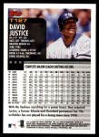 2000 Topps Traded #127 T David Justice  Back Thumbnail