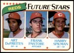 1980 Topps #677   -  Art DeFreites / Frank Pastore / Harry Spilman  Reds Rookies Front Thumbnail