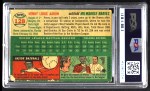 1954 Topps #128 Hank Aaron Back Thumbnail