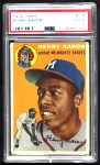 1954 Topps #128 Hank Aaron Front Thumbnail