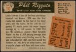 1955 Bowman #10  Phil Rizzuto  Back Thumbnail