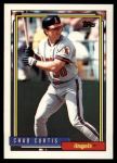 1992 Topps Traded #25 T Chad Curtis  Front Thumbnail