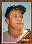 1962 Topps #200 Mickey Mantle Front Thumbnail