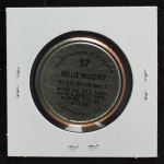 1971 Topps Coins #57  Willie McCovey  Back Thumbnail