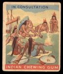 1933 Goudey Indian Gum #114  In Consultation   Front Thumbnail