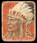 1933 Goudey Indian Gum #6   Sioux Tribe  Front Thumbnail
