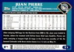 2003 Topps Traded #1 T Juan Pierre  Back Thumbnail