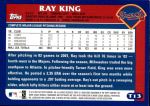 2003 Topps Traded #13 T Ray King  Back Thumbnail