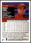 2000 Topps Traded #134 T Bruce Chen  Back Thumbnail