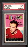 1967 Topps #132   -  Norm Ullman All-Star Front Thumbnail
